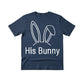 His Bunny Easter Printed Tshirt-PW603