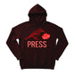 A Bird, a Bloom, and the Press Printed Hoodie-PW5122