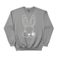 Minimal Bunny Easter Printed  Sweatshirt - PW594