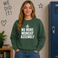 Vintage No More Monday Assembly School Leavers sweatshirt