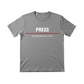 Press Documented The Truth Printed TShirt-PW5108