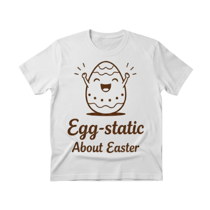 Egg Static About Easter Printed Tshirt-PW604