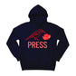 A Bird, a Bloom, and the Press Printed Hoodie-PW5122