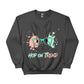 Hop On Trend Easter Printed Sweatshirt - PW591