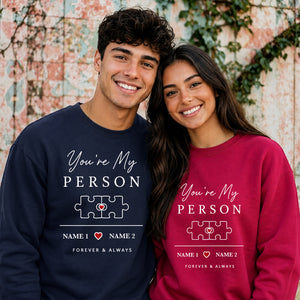 Cute Puzzle personalise For him For her gift Sweatshirt