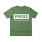 The Press as a Record of Truth Printed TShirt-PW5117
