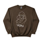 Love Mama Sketch Printed Mother's Day Sweatshirt - PW553