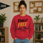 Custom Finally Free School Leavers sweatshirt