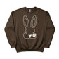 Minimal Bunny Easter Printed  Sweatshirt - PW594