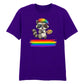 Artistic Raccoon Pride Theme Pride Month Unisex T-Shirt