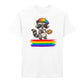 Artistic Raccoon Pride Theme Pride Month Unisex T-Shirt