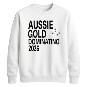 Aussie Gold Dominating Women Cricket Sweatshirt - T20 Womens World Cup Sweatshirt Australia