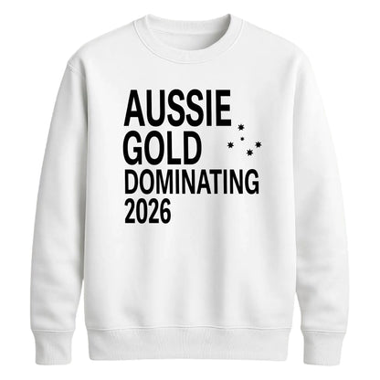 Aussie Gold Dominating Women Cricket Sweatshirt - T20 Womens World Cup Sweatshirt Australia