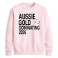 Aussie Gold Dominating Women Cricket Sweatshirt - T20 Womens World Cup Sweatshirt Australia