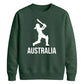 Australia Womens Outline Women Cricket Sweatshirt - T20 Womens World Cup Sweatshirt Australia