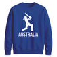 Australia Womens Outline Women Cricket Sweatshirt - T20 Womens World Cup Sweatshirt Australia