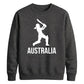 Australia Womens Outline Women Cricket Sweatshirt - T20 Womens World Cup Sweatshirt Australia