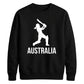 Australia Womens Outline Women Cricket Sweatshirt - T20 Womens World Cup Sweatshirt Australia