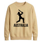 Australia Womens Outline Women Cricket Sweatshirt - T20 Womens World Cup Sweatshirt Australia