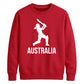 Australia Womens Outline Women Cricket Sweatshirt - T20 Womens World Cup Sweatshirt Australia