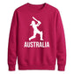 Australia Womens Outline Women Cricket Sweatshirt - T20 Womens World Cup Sweatshirt Australia