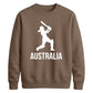 Australia Womens Outline Women Cricket Sweatshirt - T20 Womens World Cup Sweatshirt Australia