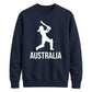 Australia Womens Outline Women Cricket Sweatshirt - T20 Womens World Cup Sweatshirt Australia