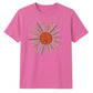 Retro sunburst graphic unisex t-shirt