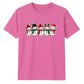 Charming line-up of five snowman Christmas Unisex T-Shirt