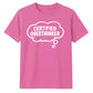 Funny Thought Bubble Certified Overthinker Unisex T-Shirt