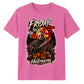 Scary hockey mask killer graphic Halloween Unisex t-shirt