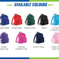 Personalised Rainbow Preschool Graduate Backpack, Custom Kids Fashion Bag For Back To School Fun P2556