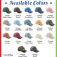 Personalised Embroidered Hat, Custom Text & Logo Baseball Hats, Your Company Monogran Cap, Cotton Snapback Vintage Hat, Father's Day Gift