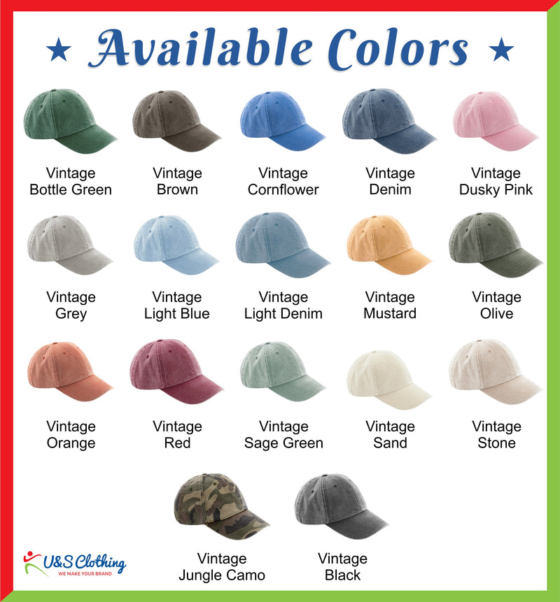 Personalised Great Grandpa Hat, Custom Embroidered Grandpa Hats, Vintage Baseball Caps, Grandpa Hats with Est Year, Gifts for New Grandpa