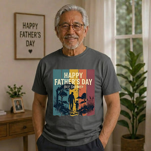 Best Dad Ever Happy Father's Day Printed Unisex T-Shirt