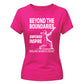 Beyond The Boundaries Women Cricket Printed Ladies Fit T-Shirt - England Cricket 2026 Tee Shirt
