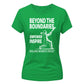Beyond The Boundaries Women Cricket Printed Ladies Fit T-Shirt - England Cricket 2026 Tee Shirt