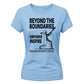 Beyond The Boundaries Women Cricket Printed Ladies Fit T-Shirt - England Cricket 2026 Tee Shirt