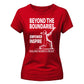 Beyond The Boundaries Women Cricket Printed Ladies Fit T-Shirt - England Cricket 2026 Tee Shirt