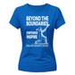 Beyond The Boundaries Women Cricket Printed Ladies Fit T-Shirt - England Cricket 2026 Tee Shirt