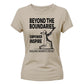 Beyond The Boundaries Women Cricket Printed Ladies Fit T-Shirt - England Cricket 2026 Tee Shirt