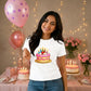 Birthday Cake Ladies Fit t-shirt