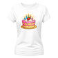 Birthday Cake Ladies Fit t-shirt