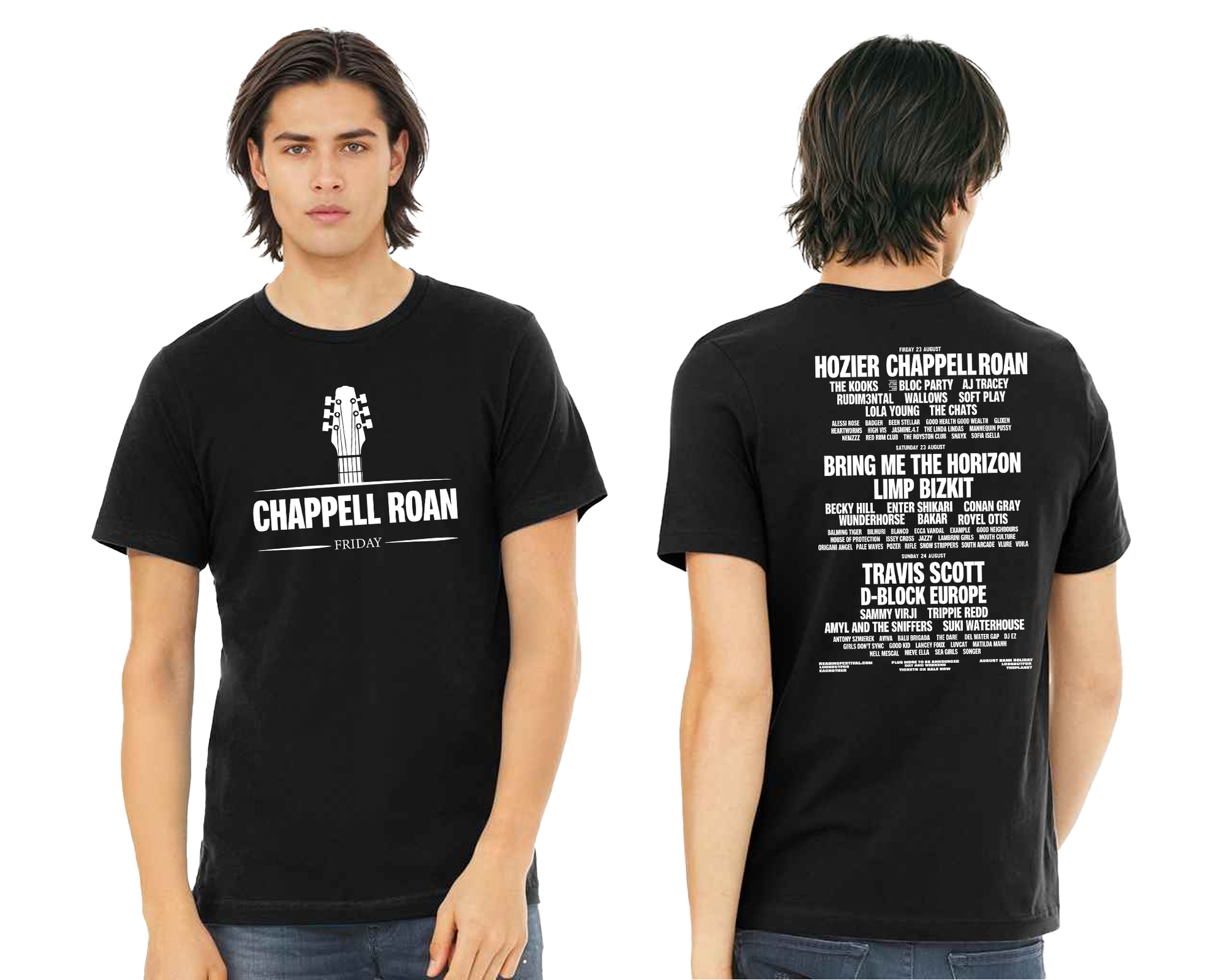 Chappell Roan Friday T-Shirt, Reading & Leeds Festival Printed Unisex Crew Neck Tee, Retail Fit Top M8471