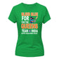 India T20 Women's World Cup Bleed Blue India Women's Cricket Printed Ladies Fit T-Shirt