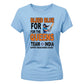 India T20 Women's World Cup Bleed Blue India Women's Cricket Printed Ladies Fit T-Shirt