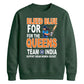 Indian Cricket T20 World Cup 2026 Indian Team 2026 Bleed Blue Queens India Women Cricket Printed Unisex Sweatshirt