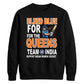 Indian Cricket T20 World Cup 2026 Indian Team 2026 Bleed Blue Queens India Women Cricket Printed Unisex Sweatshirt