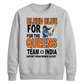 Indian Cricket T20 World Cup 2026 Indian Team 2026 Bleed Blue Queens India Women Cricket Printed Unisex Sweatshirt
