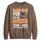 Indian Cricket T20 World Cup 2026 Indian Team 2026 Bleed Blue Queens India Women Cricket Printed Unisex Sweatshirt